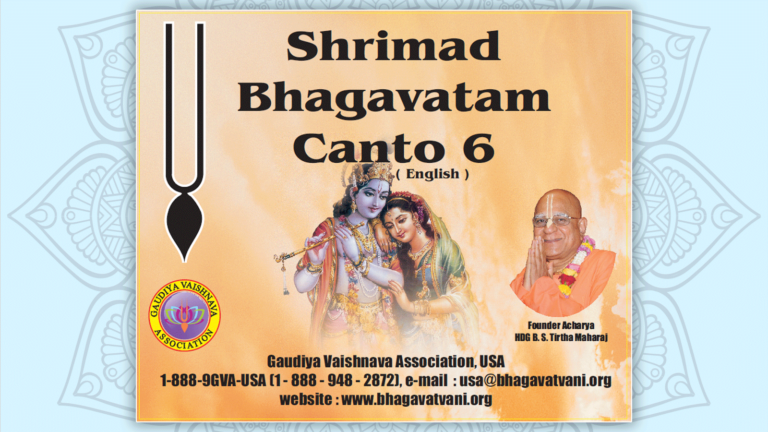 Srimad Bhagavatam Canto 6 – Prescribed Duties for Mankind